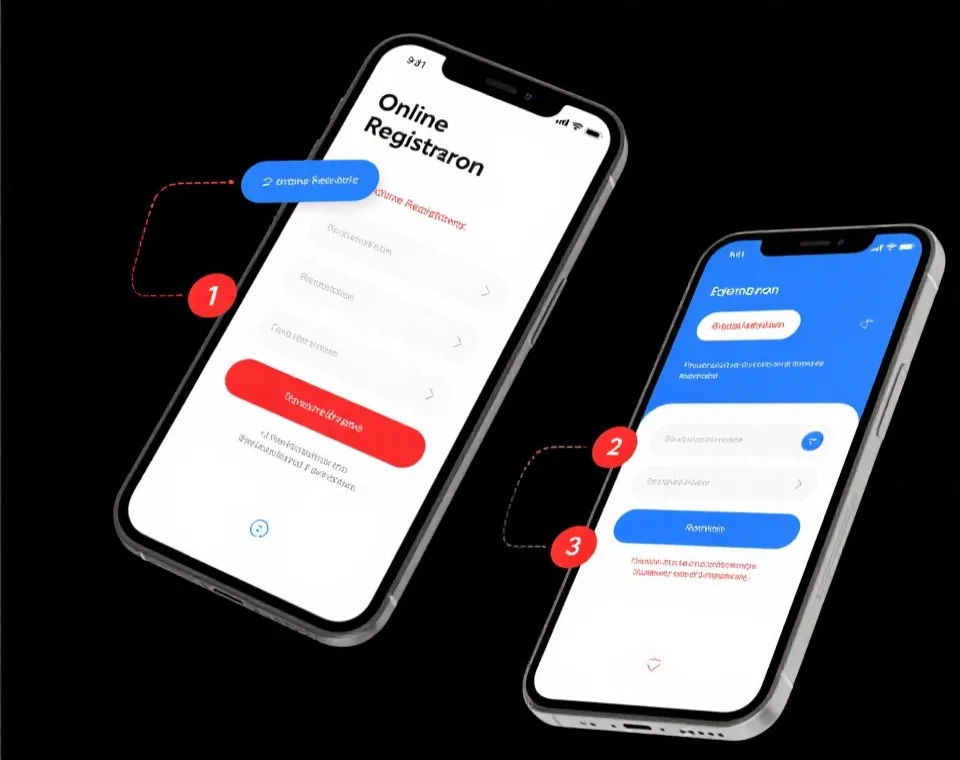 开户注册流程示意图